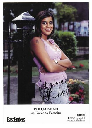 Pooja Shah's signed photo